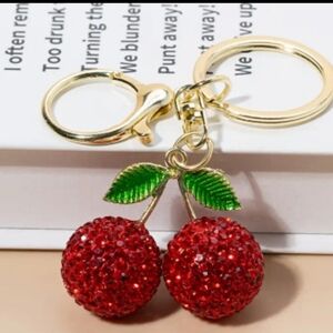 Sparkling Cherry Keychain